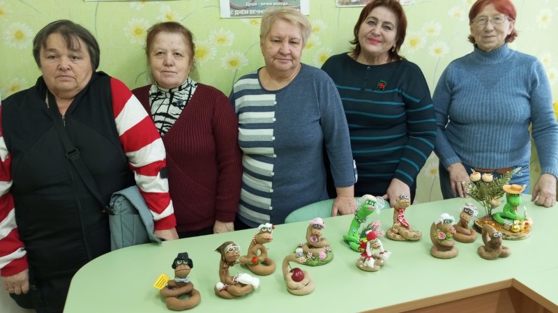 Занятие по трудотерапии в ОДП