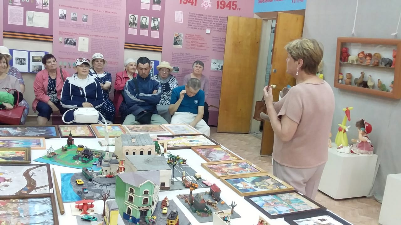 Посещение выставки